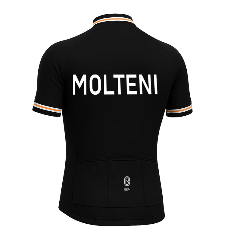 Maillot de Cyclisme rétro Molteni - Noir