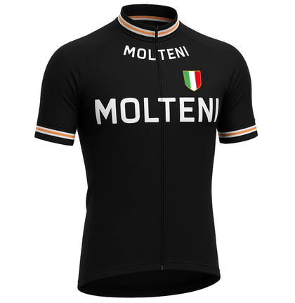 Maillot de Cyclisme rétro Molteni - Noir