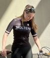 Maillot de Cyclisme Rétro Femme Molteni Noir - REDTED