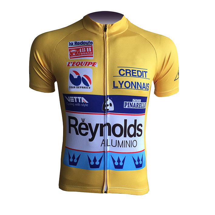 1993 Maillot cycliste pro manches courtes Ceramiche Ariostea, taille plus large XL