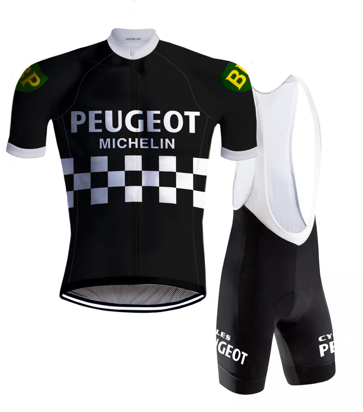 Ensemble rétro combiné Peugeot noir/blanc - REDTED