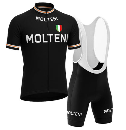Maillot de cyclisme rétro en laine mérinos Molteni Maillot de cyclisme rétro en laine mérinos Molteni