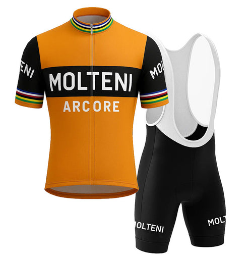 Tenue cycliste rétro Molteni Arcore – Orange Gruppo Sportivo