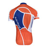 Maillot de Cyclisme Rétro Rabobank - orange/bleu