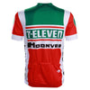 Tenue de cyclisme rétro 7-eleven - Rouge/Vert