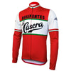 Tenue de Cyclisme rétro La Casera - Veste (polaire) et Pantalon Long - Rouge