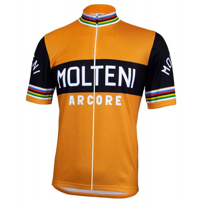 Maillot de Cyclisme rétro Molteni - Orange