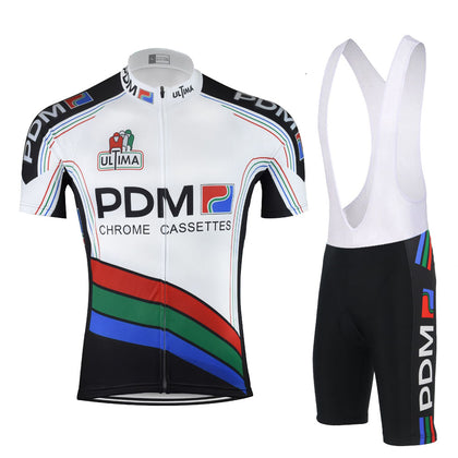 Tenue de Cyclisme Rétro PDM - Blanc