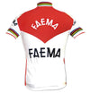 Maillot de cyclisme rétro Faema - Rouge/Blanc