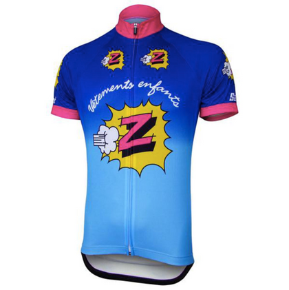 Maillot de cyclisme rétro Z-Peugeot - Multicolore