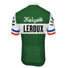 Maillot de cyclisme rétro Helyett Leroux - Vert