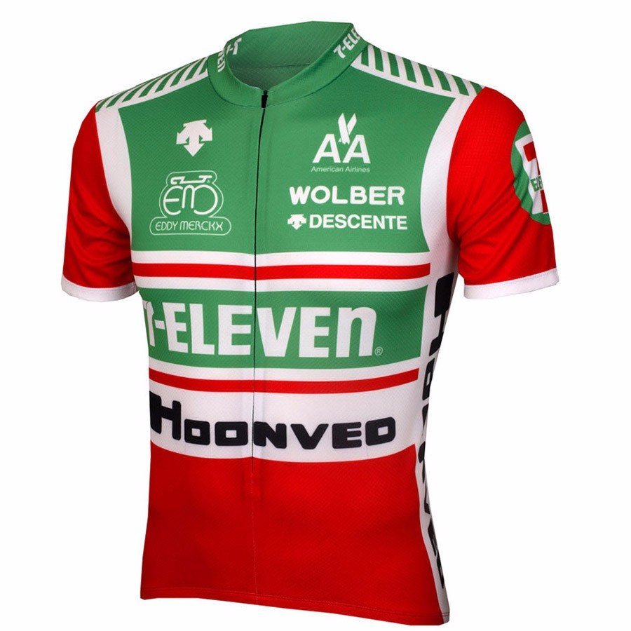 Maillot Cycliste Vintage S.Q.S Années 70 – Manches Longues, Bleu, Taille XL