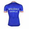 Maillot de cyclisme rétro Willem II-Gazelle - Bleu