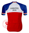 Tenue de cyclisme rétro Amstel Beer Rouge/Bleu - REDTED