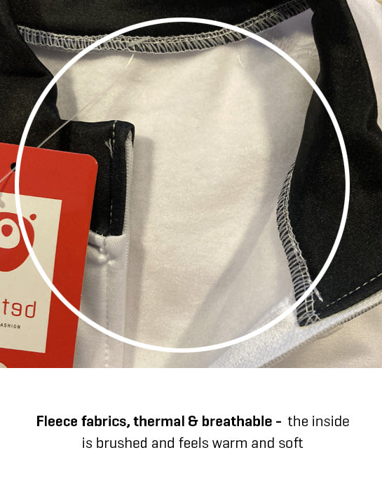 Veste cycliste rétro hiver (Polaire) Peugeot Blanc - RedTed