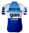 Maillot de cyclisme rétro Gan Mercier Bleu - REDTED