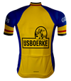 Tenue de Cyclisme rétro IJsboerke Warncke Jaune - REDTED