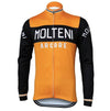 Tenue de Cyclisme rétro Molteni Arcore - Veste (polaire) et Pantalon Long - Orange