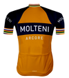 Tenue de cyclisme Rétro Molteni orange - RedTed 