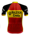 MAILLOT DE CYCLISME RÉTRO TI-RALEIGH Rouge - REDTED 